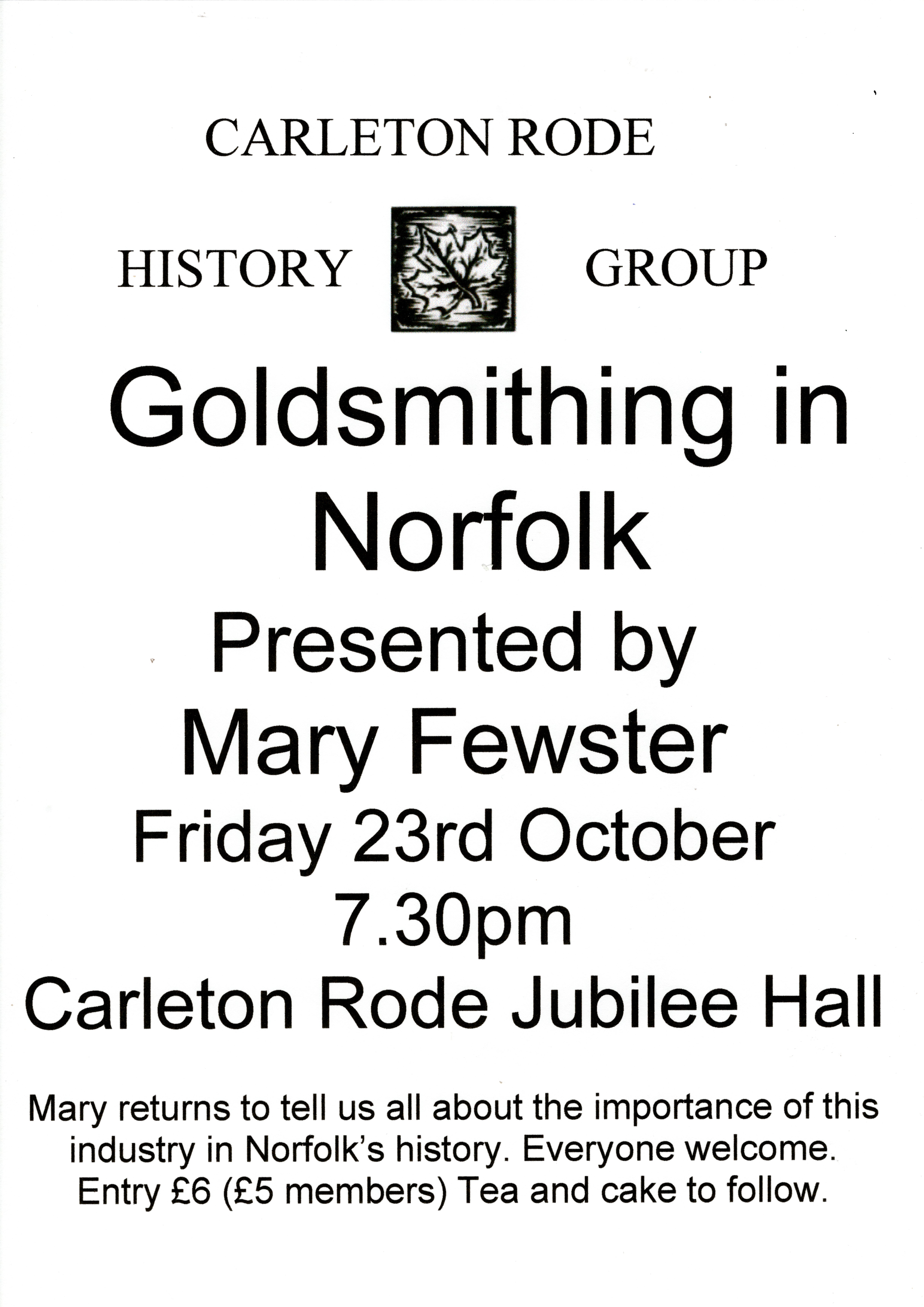 goldsmithing poster