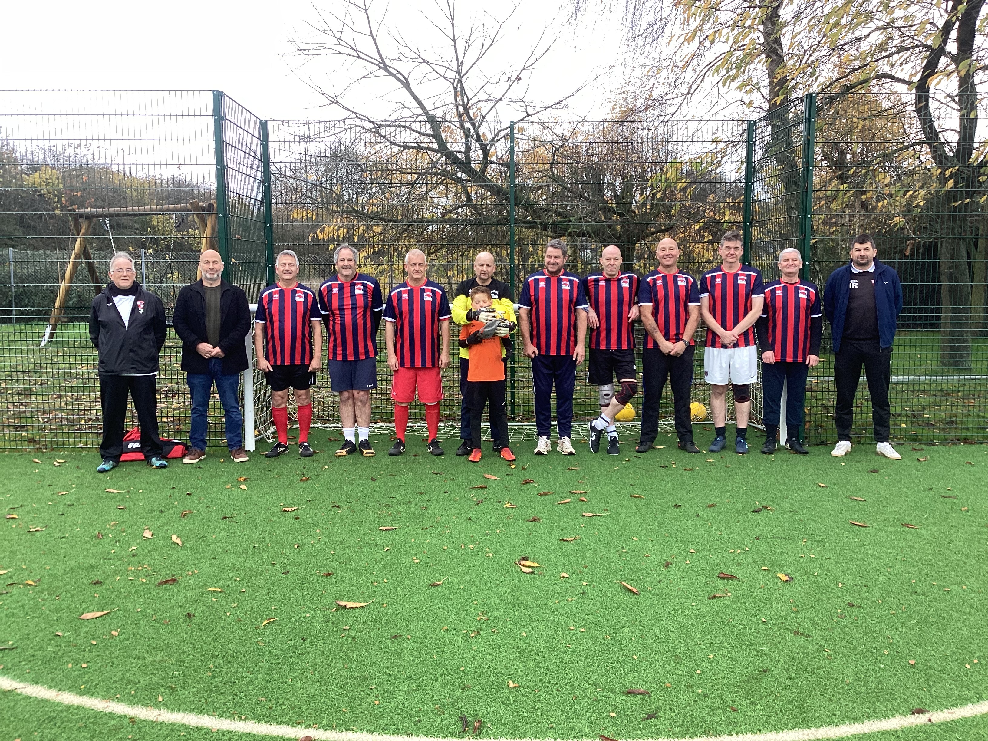 Football Team in their new kit